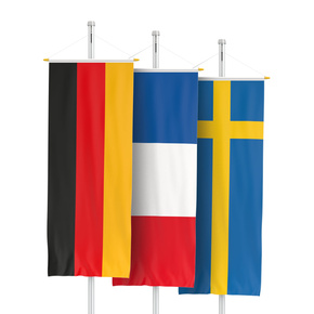 National Flags as Banner Flags