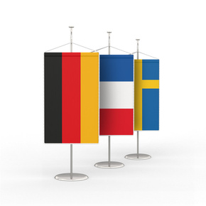 National Flags as Table Banners