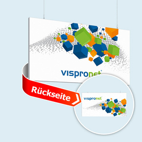 Hanging Display Q-Frame&reg; - tension frame system (landscape)