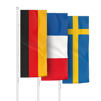 National flags, Portrait format - for flag presenters Select