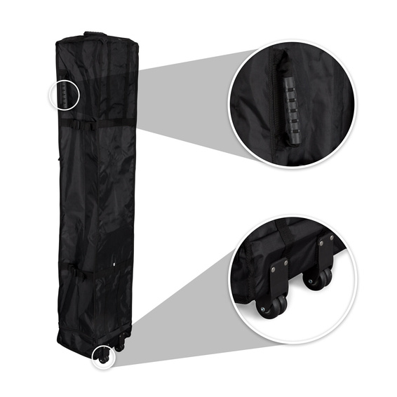 Basic Trolley Bag: with handle and 2 wheels for easy transport