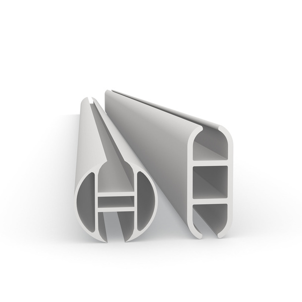 Aluminum keder profile ø 30 mm and aluminum keder profile 17 x 44 mm