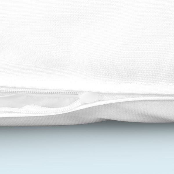 Bean Bag Drop, printed part with concealed zipper on the underside