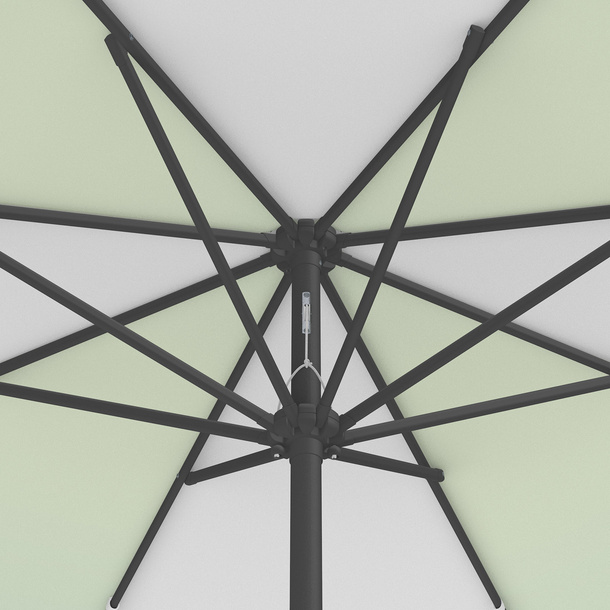 Parasol / Small umbrella with crank, view from below