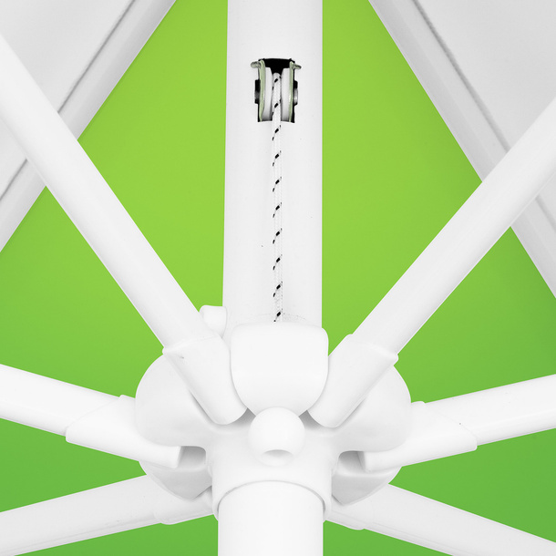 Parasol / Small umbrella with crank, detail of the pulley system