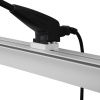 Display Wand Q-Frame®, lamp adapter and halogen spotlight for lighting
