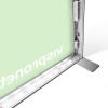 Power supply mounted concealed within the frame, frame including cable gland