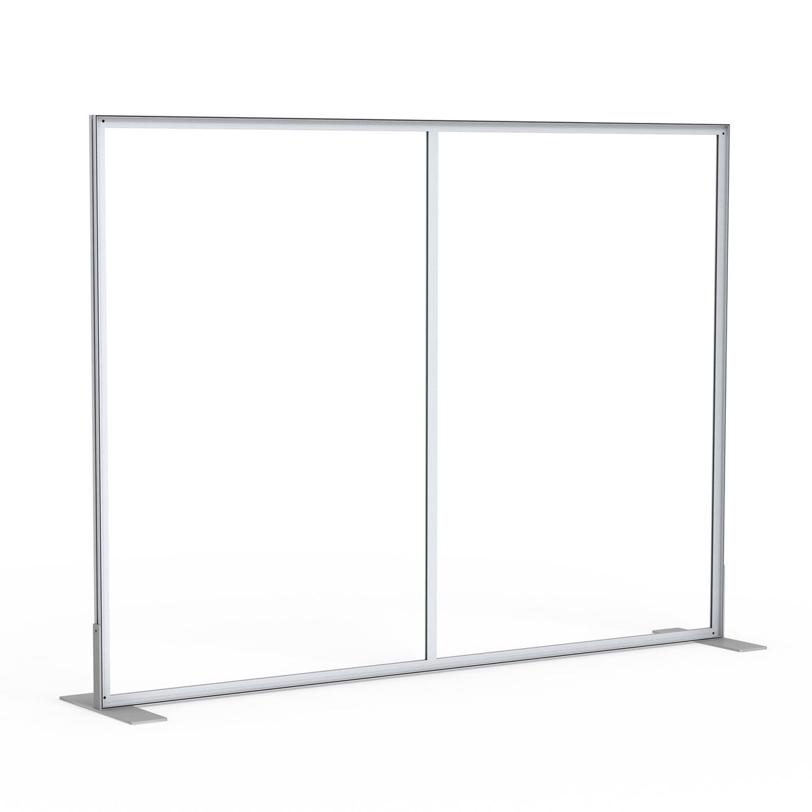 Frame: size 400 x 200 cm with 2 side feet, 1 support profile