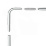 Display Wand Basic curved, angle/rod segments and connectors