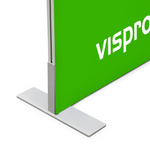 Display Wand Q-Frame®, Detail: Side Foot (System sizes up to 310 x 310 cm)