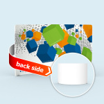 Display Wall Basic curved - printed front, back white