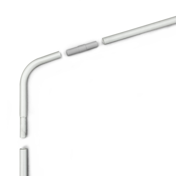 Display Wand Basic double sheet, angle/rod segments and connectors