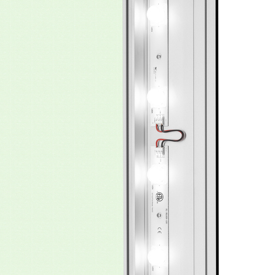 Bright power LED line emitters for uniform illumination