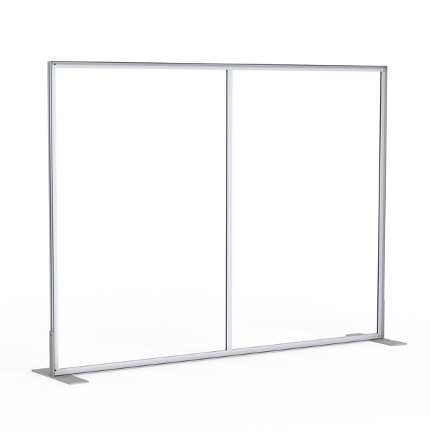 Frame: size 400 x 200 cm with 2 side feet, 1 support profile