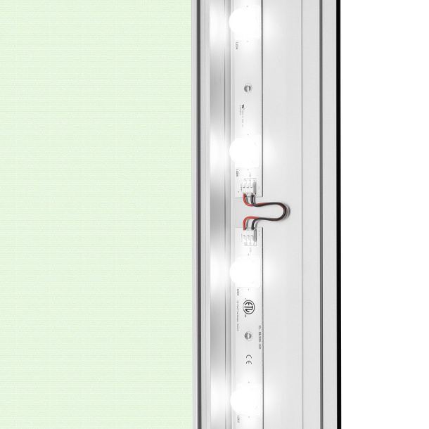 Bright power LED line emitters for uniform illumination