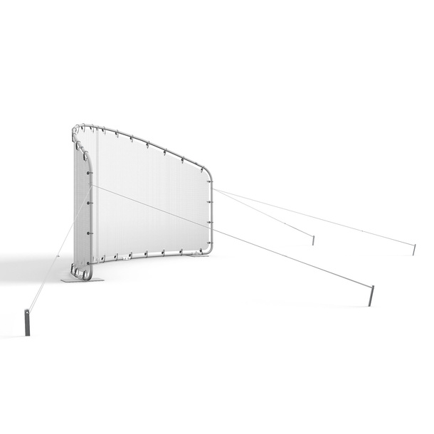 Display Wand Basic double sheet, optional tensioning set