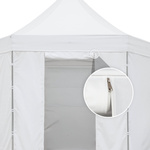 roll-up door with two double zips that can be operated from either side