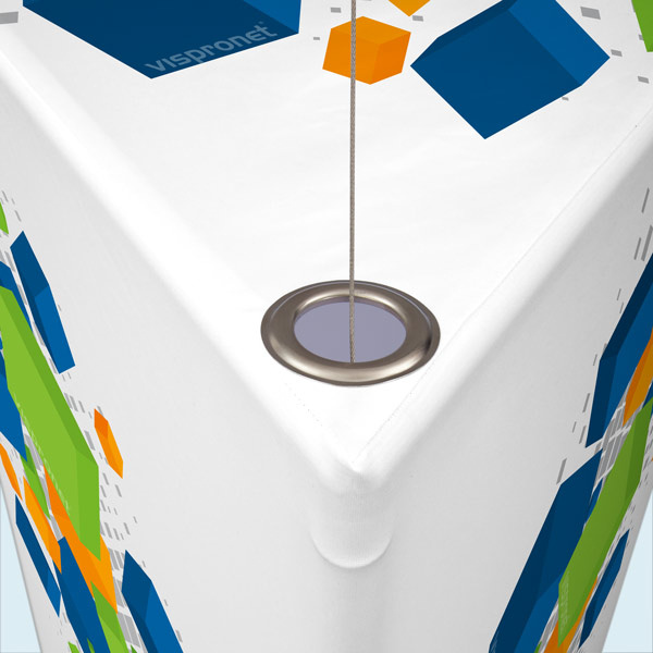 Detail: 5 side panels - lid with eyelet and wire rope feed-through