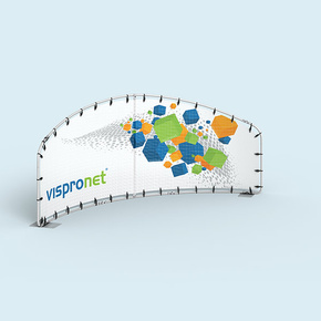 PVC Mesh - arch display wall