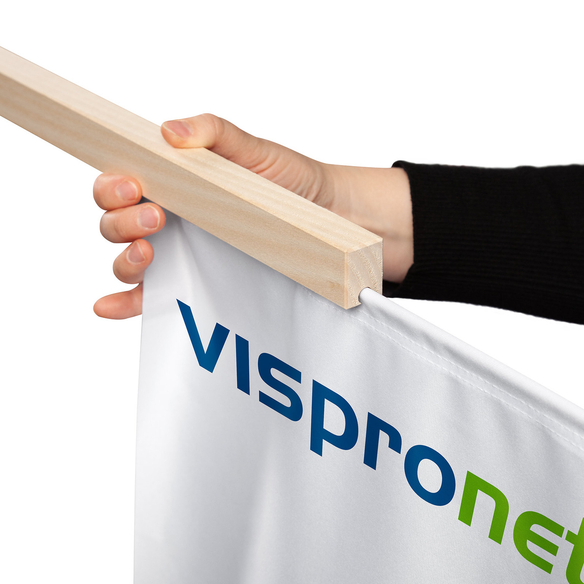 Mounting of the printed part in the upper rail - simple insertion