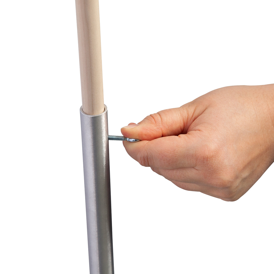 Including two-part rod (plug-in and screw connection)