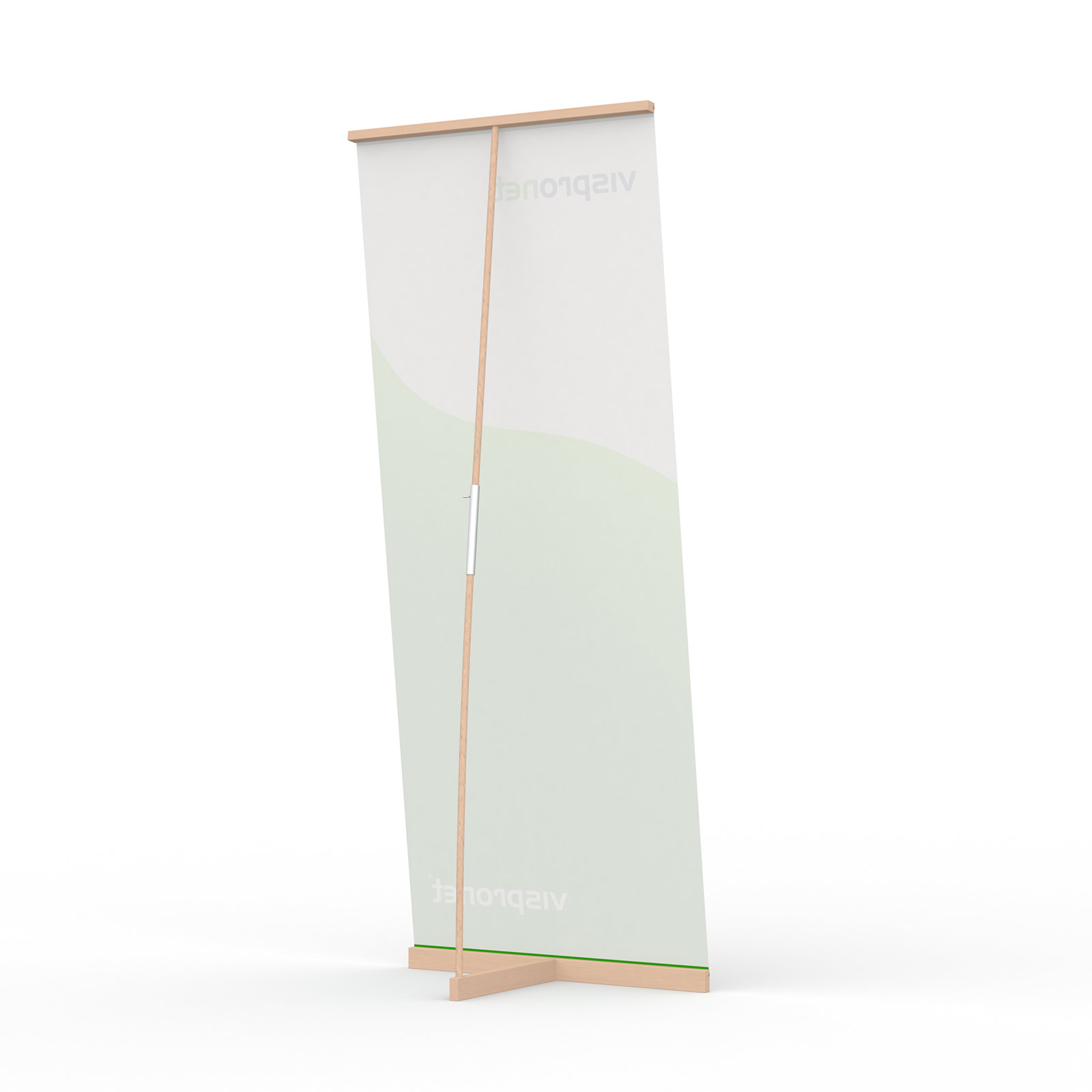 L-Banner Wood - Rear View