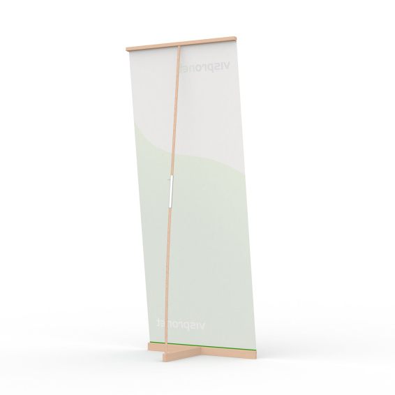 L-Banner Wood - Rear View