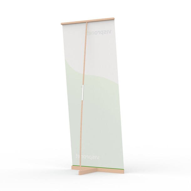 L-Banner Wood - Rear View