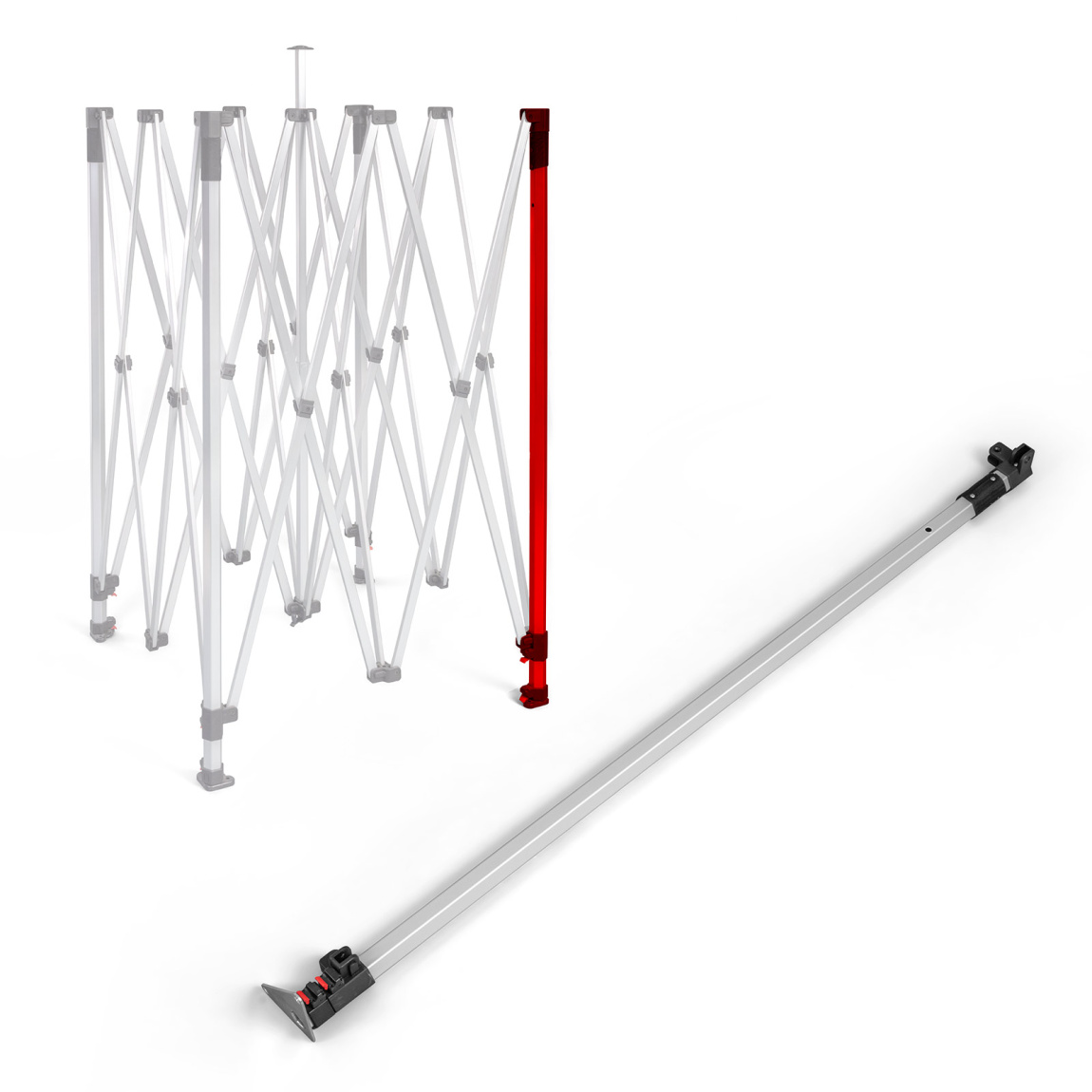 Corner foot strut for Gazebo Select frame - spare part