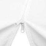 Tent wall with opening: centrally equipped with a double-sided zipper operable from both sides