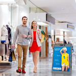 Customer stopper - effective advertising media within pedestrians' line of sight