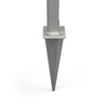 optional: Ground peg for securing the base/post on soft soils