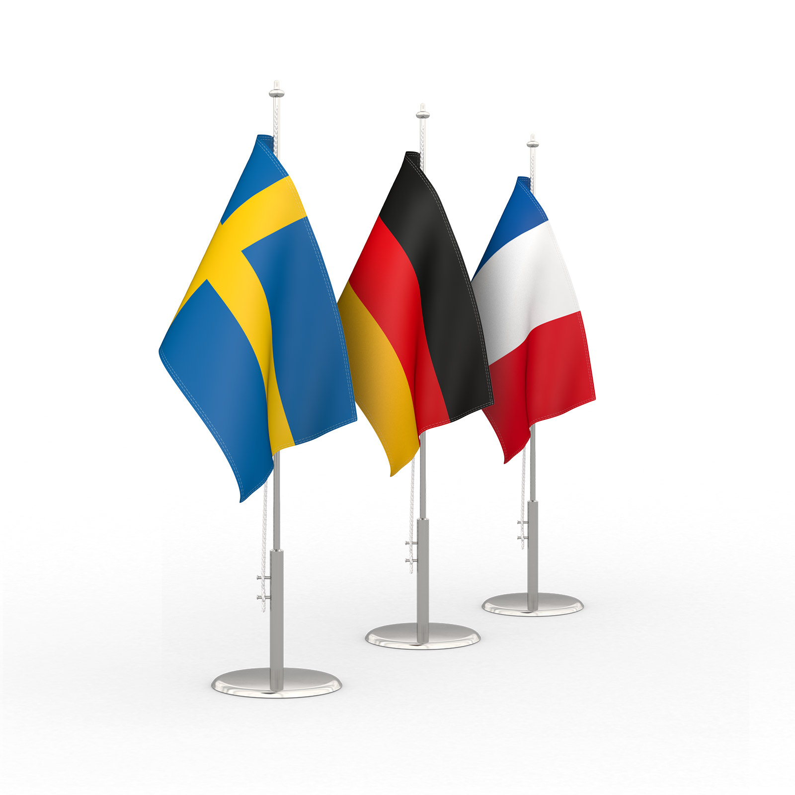 National flags as table flags, Germany standard