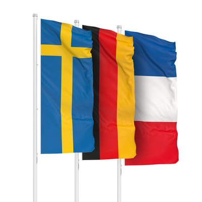 National Flags in Portrait Format