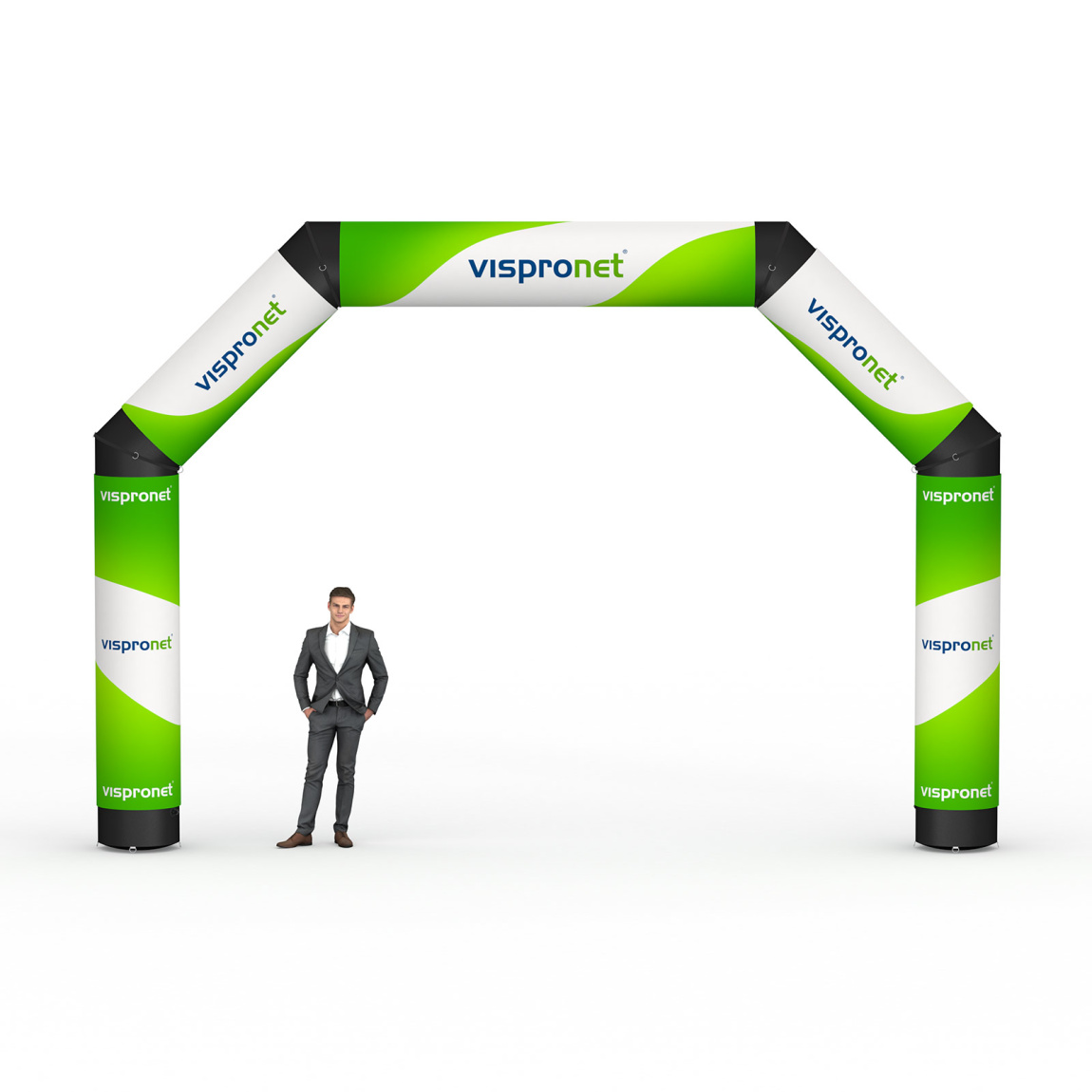 Event Arch Air, dimensions: 650 x 450 cm (W x H), available with up to 5 banners