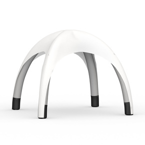Event gazebo air with binding tape for tent walls, white