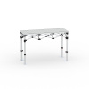 Folding table, 150x55 cm, aluminum without printed panel