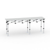 Folding Table Aluminum 250 x 55 cm