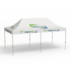 Folding Pavilion Basic, 3 x 6 m, white, with 10 logo prints