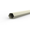 Posts: robust hexagonal profiles, powder-coated steel (ø 40 mm/1 mm)