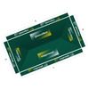 Pop-up canopy 3 x 6 m, top view