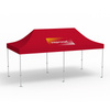 Premium Pop-up Canopy, 3 x 6 m, red, roof with 1 logo print (side 1)