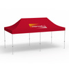 Folding Pavilion Select, 3 x 6 m, red, roof with 1 logo print (side 1)