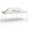 Folding Pavilion Select, 3 x 6 m, white, roof with 1 logo print (side 1)