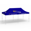 Folding Pavilion Select, 3 x 6 m, blue, with 10 logo prints