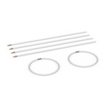Set: 6 flag guide rings for all flagpoles with a maximum diameter of 100 mm