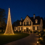 Warm white Christmas tree