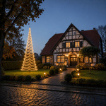 Warm white Christmas tree