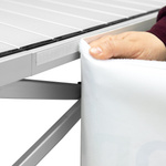 Attachment of the band to the folding table