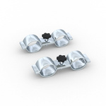 Connection clamp for folding table aluminum, set of 2